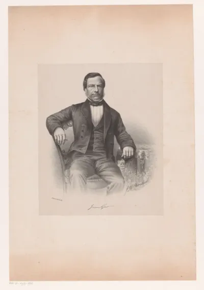 Portret van J.M. (Jacobus Marinus) van Gent
