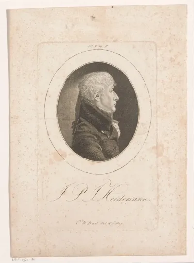 Portret van J.P.J. Heidemann