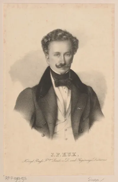 Portret van J.P. Kux