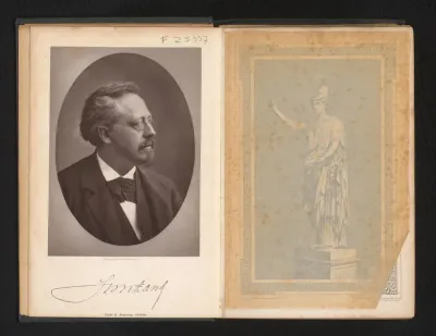 Portret van J.P.N. Land, hoogleraar letteren en wijsbegeerte en rector magnificus van de Universiteit Leiden 1885-1886