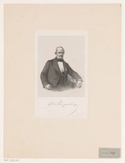 Portret van J.W. Bungenberg