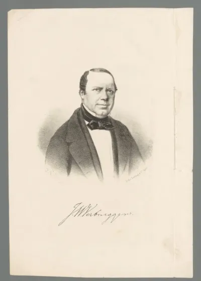 Portret van J.W. Verbruggen