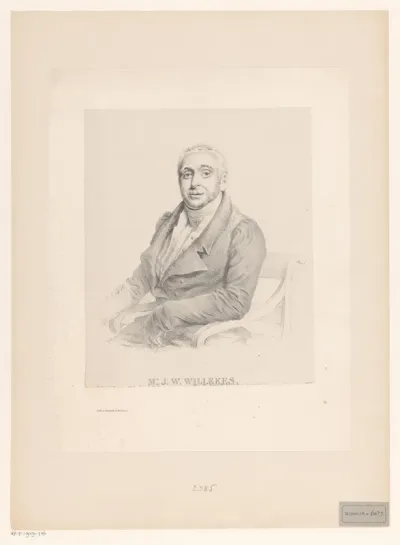 Portret van J.W. Willekes