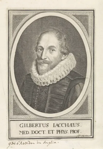 Portret van Jacchaeus Gilbertus
