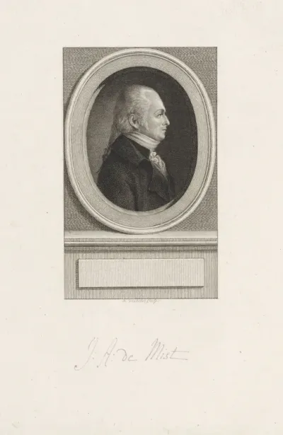 Portret van Jacob Abraham Uitenhage de Mist