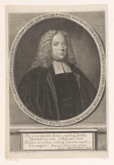 Portret van Jacob Baumgarten