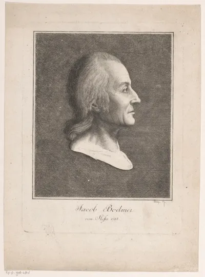 Portret van Jacob Bodmer