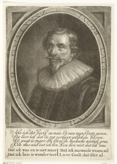 Portret van Jacob Cats