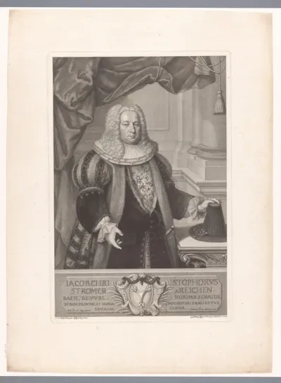 Portret van Jacob Christoph Stromer von Reichenbach