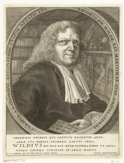Portret van Jacob de Wilde op 56-jarige leeftijd