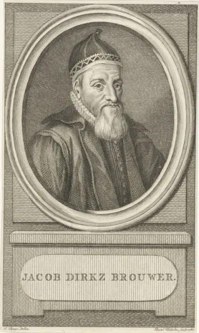 Portret van Jacob Dirksz. Brouwer