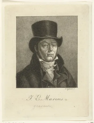Portret van Jacob Ernst Marcus