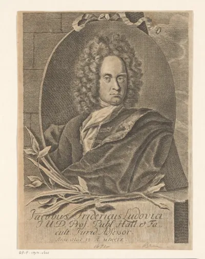 Portret van Jacob Friedrich Ludovici