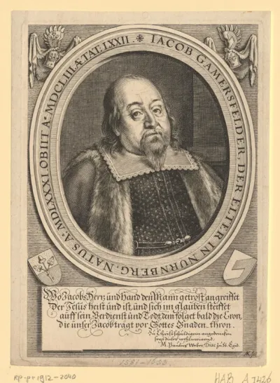 Portret van Jacob Gamersfelder