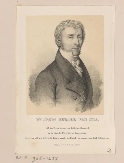 Portret van Jacob Gerard van Nes van Meerkerk