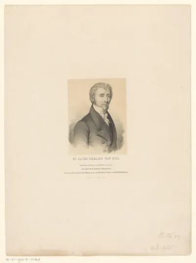 Portret van Jacob Gerard van Nes