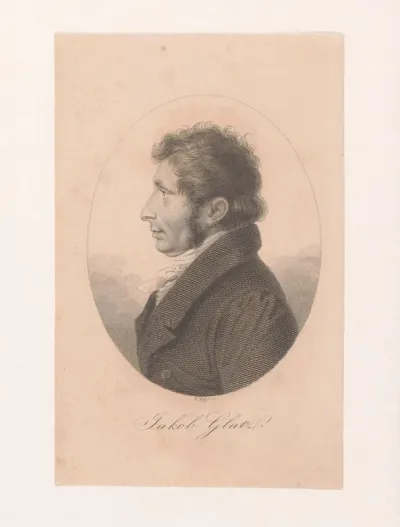 Portret van Jacob Glatz