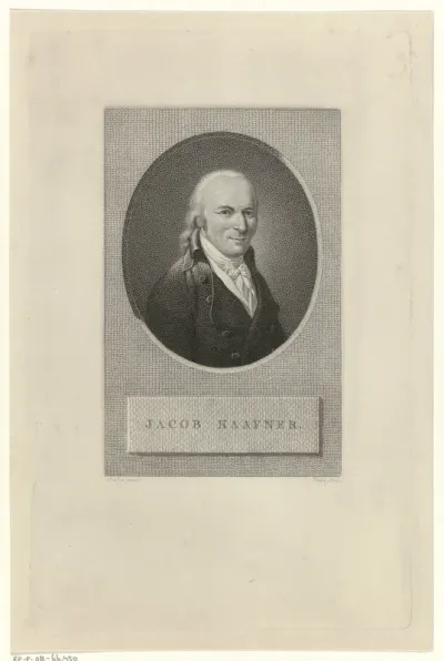 Portret van Jacob Godfried Haafner