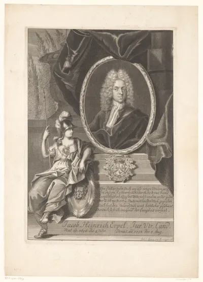 Portret van Jacob Heinrich Erpel
