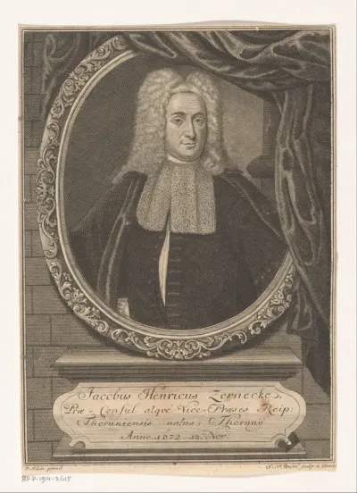 Portret van Jacob Heinrich Zernecke