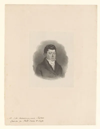 Portret van Jacob Hendrik Onderdewijngaart Canzius