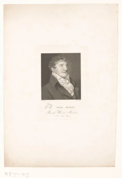 Portret van Jacob Henri Meister
