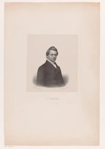 Portret van Jacob Isaac Doedes