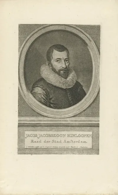 Portret van Jacob Jacobszoon Hinlopen