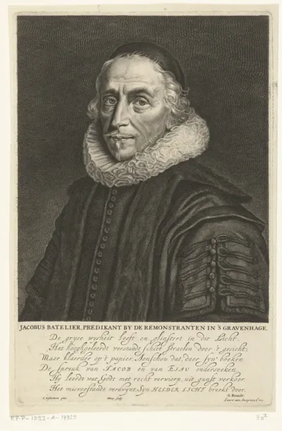 Portret van Jacob Johannes Batelier