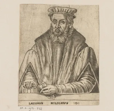Portret van Jacob Milich