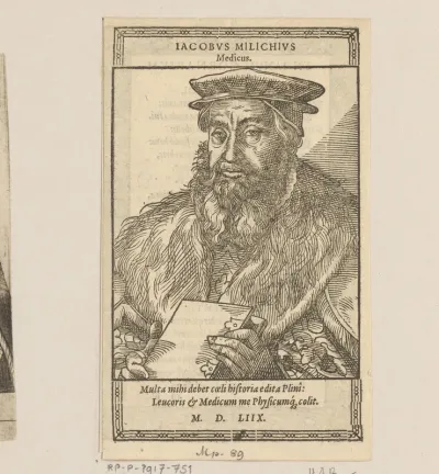 Portret van Jacob Milich