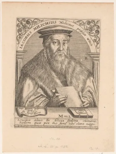 Portret van Jacob Milich