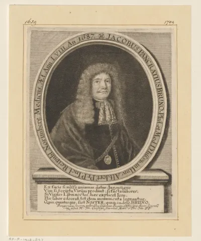 Portret van Jacob Pancratius Bruno