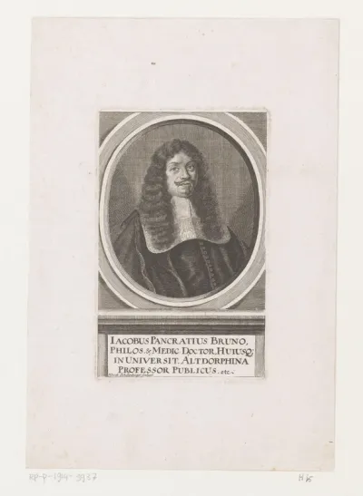 Portret van Jacob Pancratius Bruno