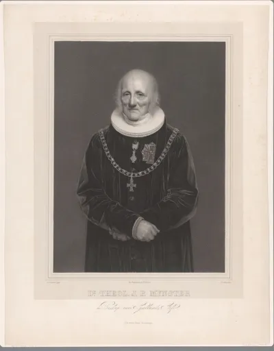 Portret van Jacob Peter Mynster