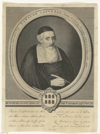 Portret van Jacob Sasportas