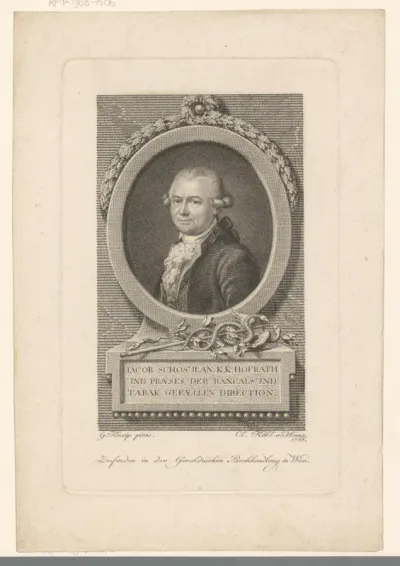 Portret van Jacob Schosulan