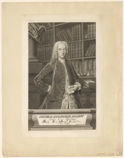 Portret van Jacob Theodor Klein