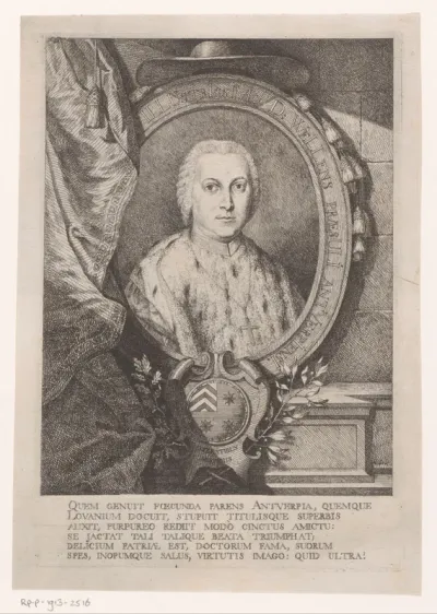 Portret van Jacob Thomas Jozef Wellens