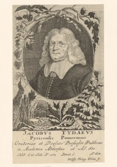 Portret van Jacob Tydaeus