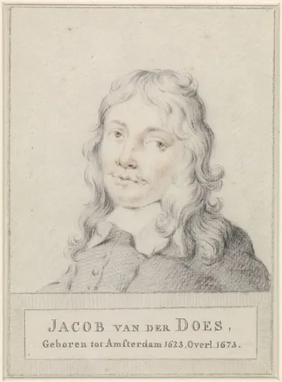 Portret van Jacob van der Does