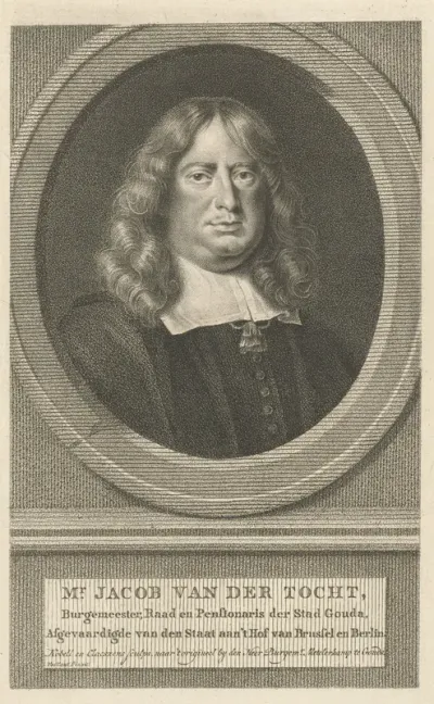 Portret van Jacob van der Togt burgermeester van Gouda