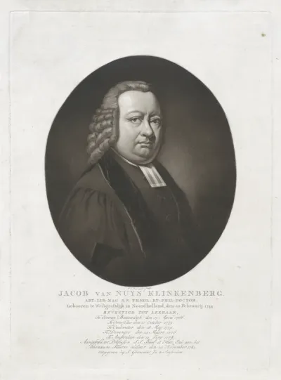 Portret van Jacob van Nuys Klinkenberg