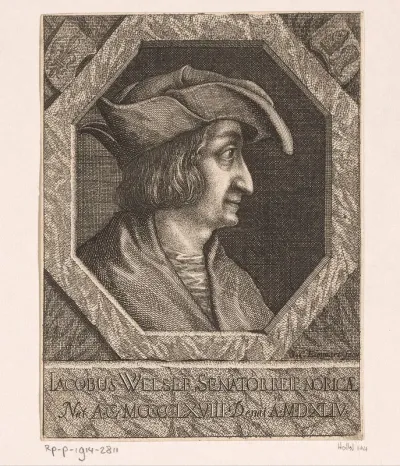 Portret van Jacob Welser