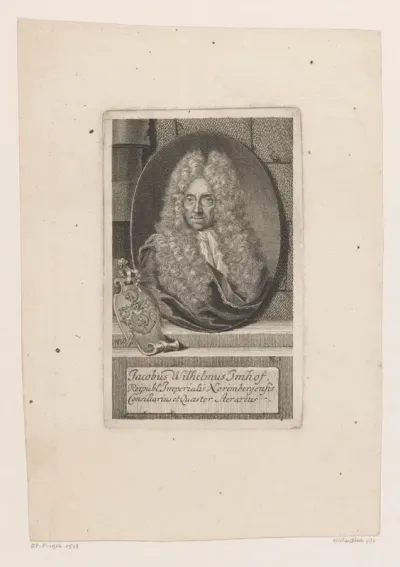 Portret van Jacob Wilhelm Imhof
