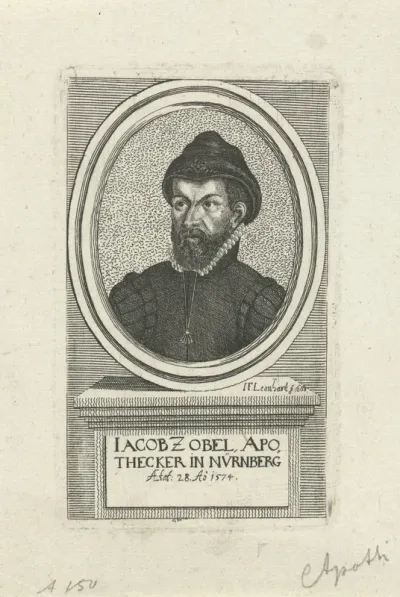 Portret van Jacob Zobel