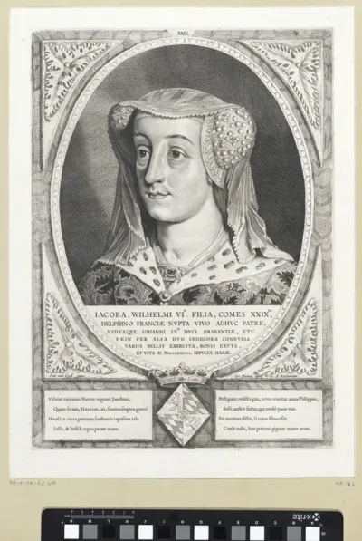 Portret van Jacoba van Beieren