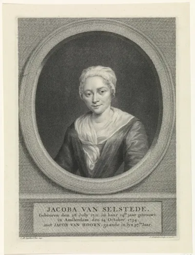 Portret van Jacoba van Selstede