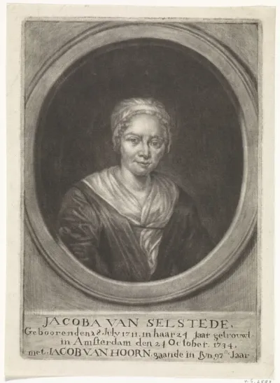 Portret van Jacoba van Selstede