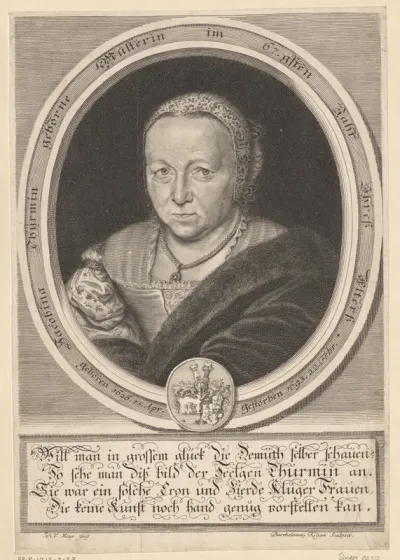 Portret van Jacobina Thurm